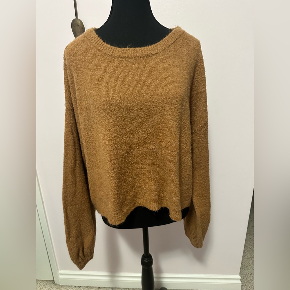 GARB&GUISE Cozy Brown Sweater